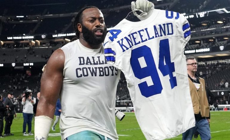  ‘He’s part of our family forever’: Cowboys honor Kneeland in MNF win