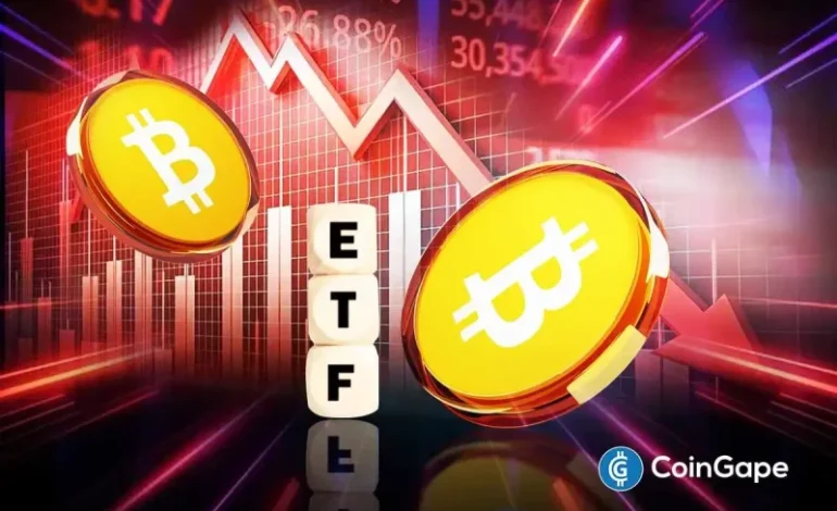  Bitcoin ETFs Sees Second Largest Outflows in History as BTC Drops to $95k