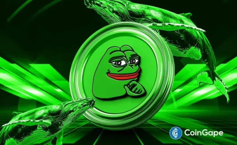 Pepe Coin Price Forms Multi-Year H&S Pattern as Whale Selling Intensifies