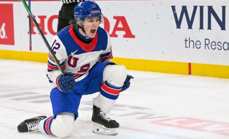  USA rallies for wild win vs. Slovakia at world juniors: Highlights
