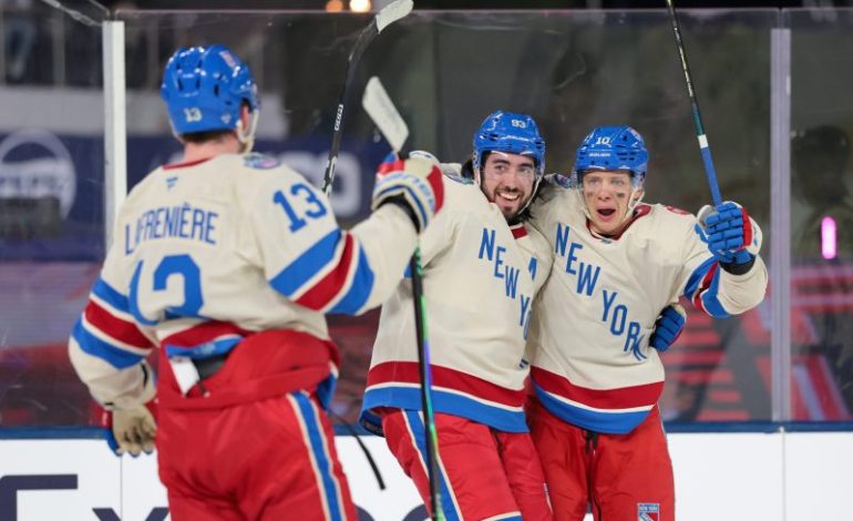  Rangers star sets record in Winter Classic rout of Panthers: Highlights